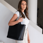 NEW Ida Tote + Baby Kit (Vegan) Black RRP $259.95