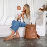 The Frankie Everyday Backpack (Vegan) Tan RRP $219.95