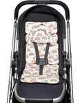 Mini Pram Liner with adjustable head support - Rainbows RRP $49.95