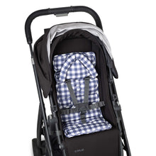 Load image into Gallery viewer, Mini Pram Liner with adjustable head support - Bluestone GIngham RRP $54.95