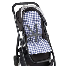 Load image into Gallery viewer, Pram Liner - Bluestone GIngham RRP$64.95