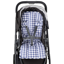 Load image into Gallery viewer, Pram Liner - Bluestone GIngham RRP$64.95
