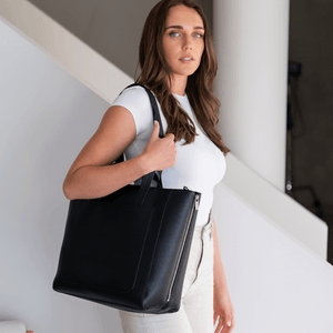 NEW Ida Tote + Organiser (Vegan) Black RRP $229.90