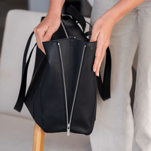 NEW Ida Tote + Organiser (Vegan) Black RRP $229.90