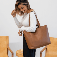 Load image into Gallery viewer, NEW Ida Tote + Baby Kit (Vegan) Tan RRP $259.95