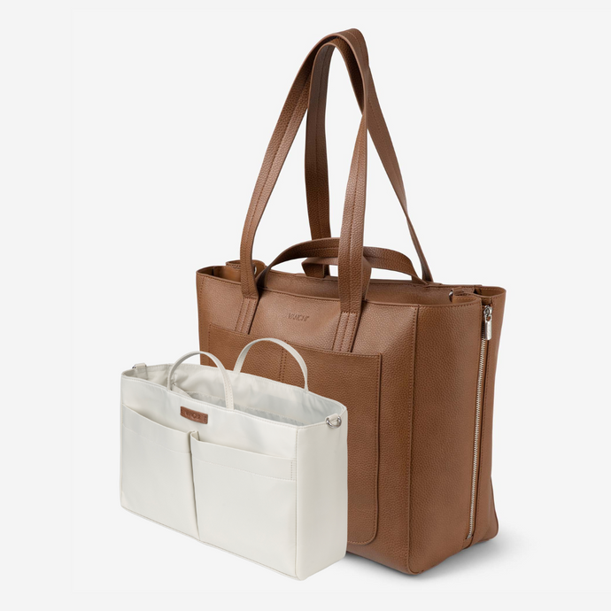 NEW Ida Tote + Organiser (Vegan) Tan RRP $229.90