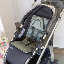 Load image into Gallery viewer, Mini Pram Liner with adjustable head support - Sage RRP $49.95