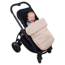 Load image into Gallery viewer, Jersey Cotton Stay-Put Pram Quilt/Footmuff - Wheat