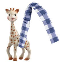 Load image into Gallery viewer, Pram Strap - Bluestone Gingham RRP $9.95