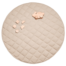 Load image into Gallery viewer, Jersey Quilted Play Mat (Waterproof Backing) - Wheat