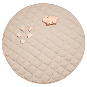 Jersey Quilted Play Mat (Waterproof Backing) - Wheat