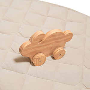 Jersey Quilted Play Mat (Waterproof Backing) - Wheat