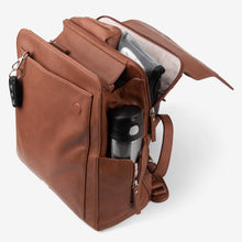Load image into Gallery viewer, Pre-Order June The Emmy Backpack (Vegan) Tan RRP $209.95