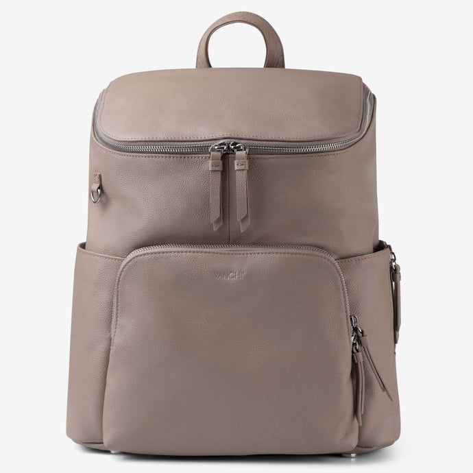 Frankie Everyday Backpack (Leather) Taupe RRP $349
