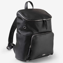 Load image into Gallery viewer, Frankie Everyday Backpack (Vegan) Black/ Silver RRP $199.95