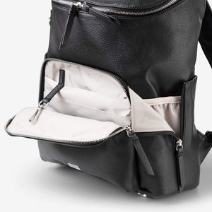 Frankie Everyday Backpack (Vegan) Black/ Silver RRP $199.95