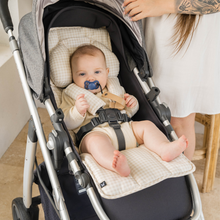 Load image into Gallery viewer, Pram Liner - Wheat Gingham RRP $59.95