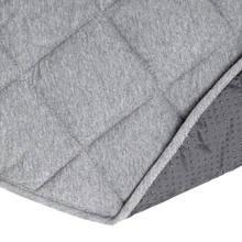 Load image into Gallery viewer, Jersey Quilted Play Mat (Waterproof Backing) - Grey