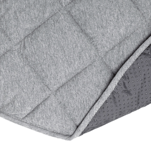 Jersey Quilted Play Mat (Waterproof Backing) - Grey