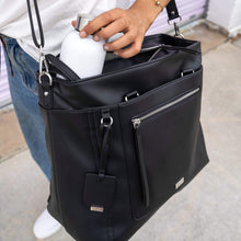 Load image into Gallery viewer, Billie Convertible Backpack / Tote Baby Bag - Black RRP $199.95