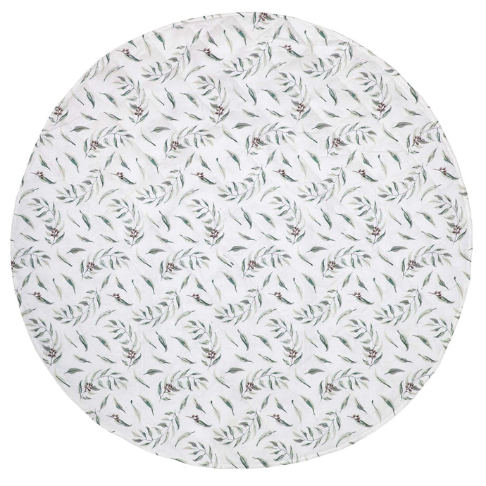 Baby Play Mat Quilted (Waterproof Backing) - Australian Eucalypt RRP $99.95