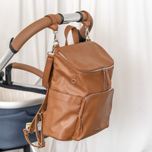 Load image into Gallery viewer, The Frankie Everyday Backpack (Vegan) Tan RRP $199.95