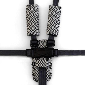 3 Piece Harness Cover Set - Charcoal Aztec - Outlook Baby
