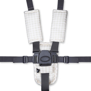 3 Piece Harness Cover Set - Wheat Gingham RRP $22.95