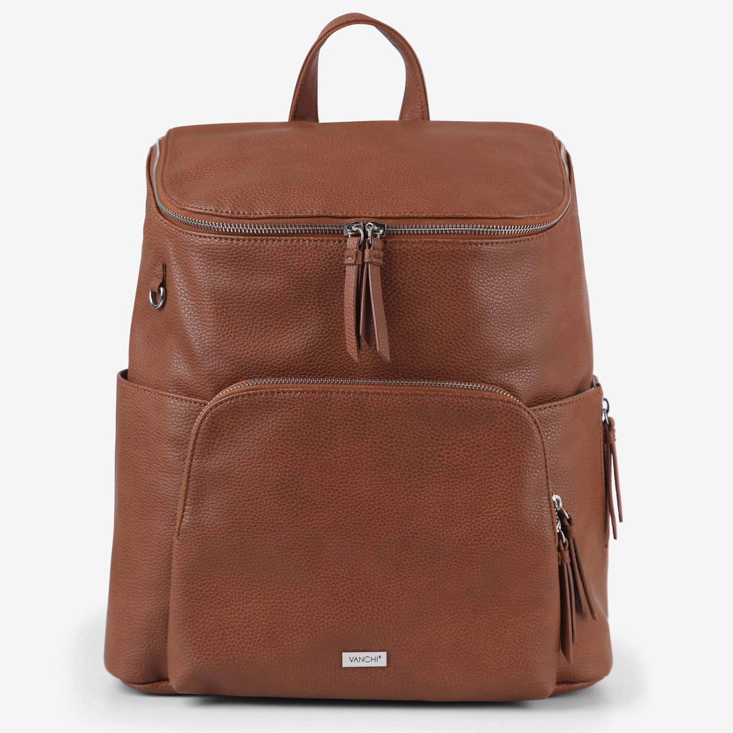 The Frankie Everyday Backpack (Vegan) Tan RRP $199.95