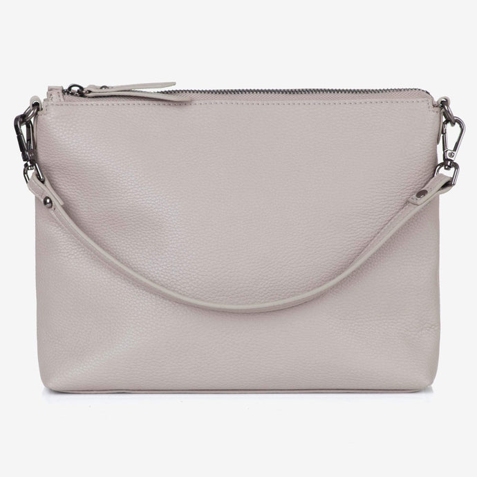 Vegan Leather Everyday Crossbody Bag - Barcelona Grey RRP $79.95