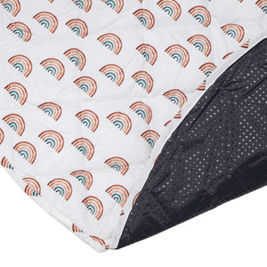 Baby Play Mat Quilted (Waterproof Backing) - Rainbows RRP $99.95