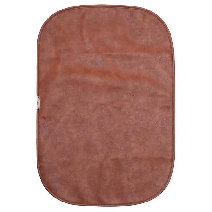 Vegan Leather Change Mat/ Activity Mat - Tan RRP $29.95
