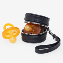 Load image into Gallery viewer, Keep Safe Dummy Saver - Black | Vanchi Nappy Bags | Premium Nappy Bags | For Style Savvy Mums