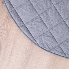Load image into Gallery viewer, Jersey Quilted Play Mat (Waterproof Backing) - Grey - Outlook Baby