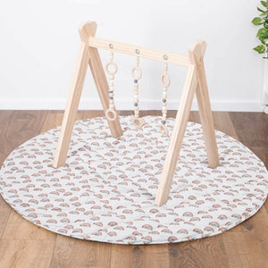 Baby Play Mat Quilted (Waterproof Backing) - Rainbows RRP $99.95