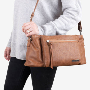 VANCHI Pram Caddy Shoulder Strap - Tan
