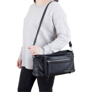 Pram Caddy Shouder Strap - Black - Outlook Baby