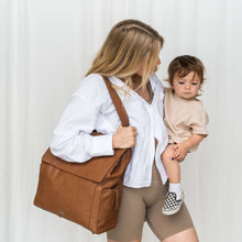 Load image into Gallery viewer, Pre-Order June The Emmy Backpack (Vegan) Tan RRP $209.95