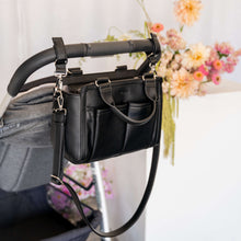 Load image into Gallery viewer, UPDATED Amelia Convertible Pram Caddy- Black v2 RRP $129.95