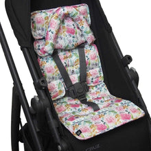 Load image into Gallery viewer, Pram Liner with built in head support - Floral Delight - Outlook Baby