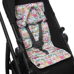 Pram Liner with built in head support - Floral Delight - Outlook Baby
