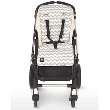Load image into Gallery viewer, Pram Liner - Grey Chevron - Outlook Baby