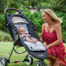 Load image into Gallery viewer, Pram Liner - Grey Chevron - Outlook Baby