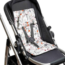 Load image into Gallery viewer, Mini Pram Liner with adjustable head support - Enchanted Bunnies RRP $49.95